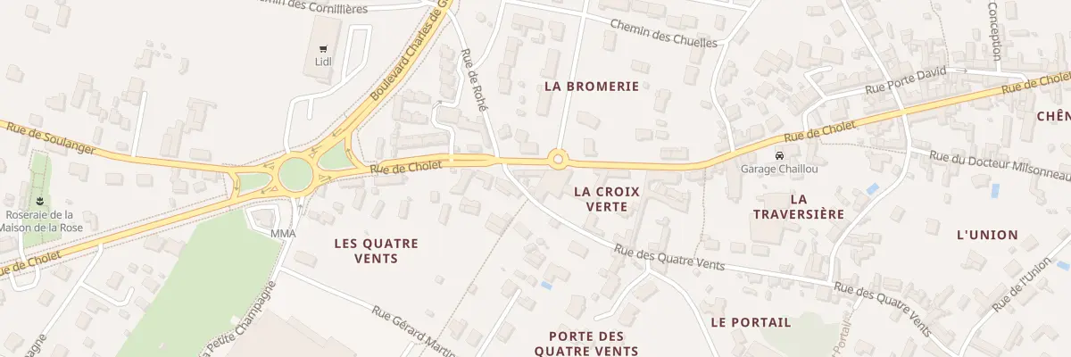 Plan du 73B Rue de cholet à Doué-en-Anjou