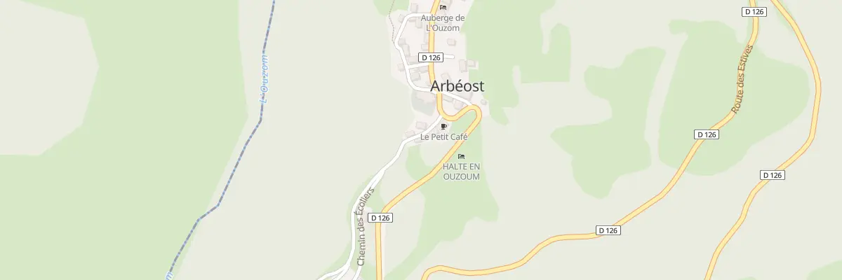 Plan du 5040 Le Bourg à Arbéost