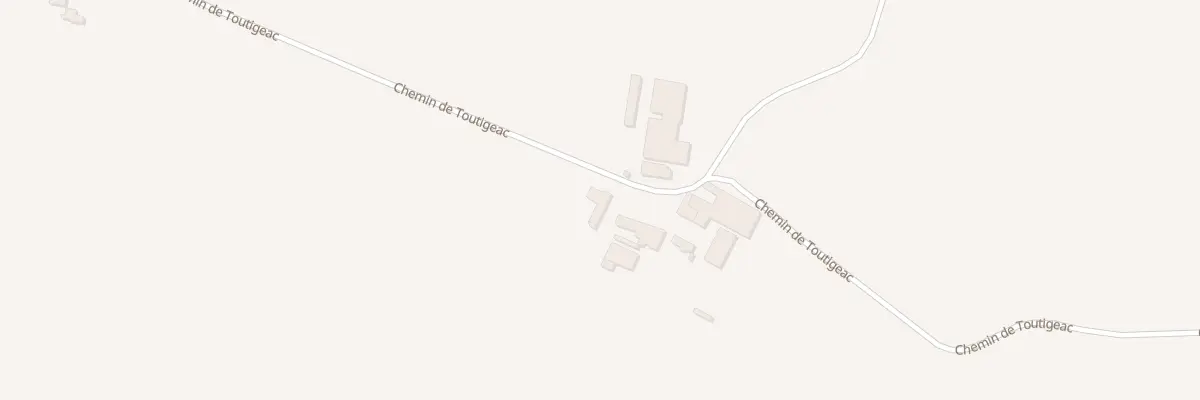 Plan du 8 Che de Toutigeac à Soulignac