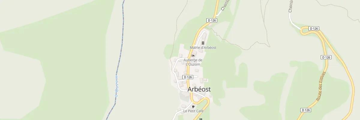 Plan du 5061 Le Bourg à Arbéost