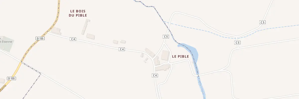 Plan du 5014 Le Pible au Pin