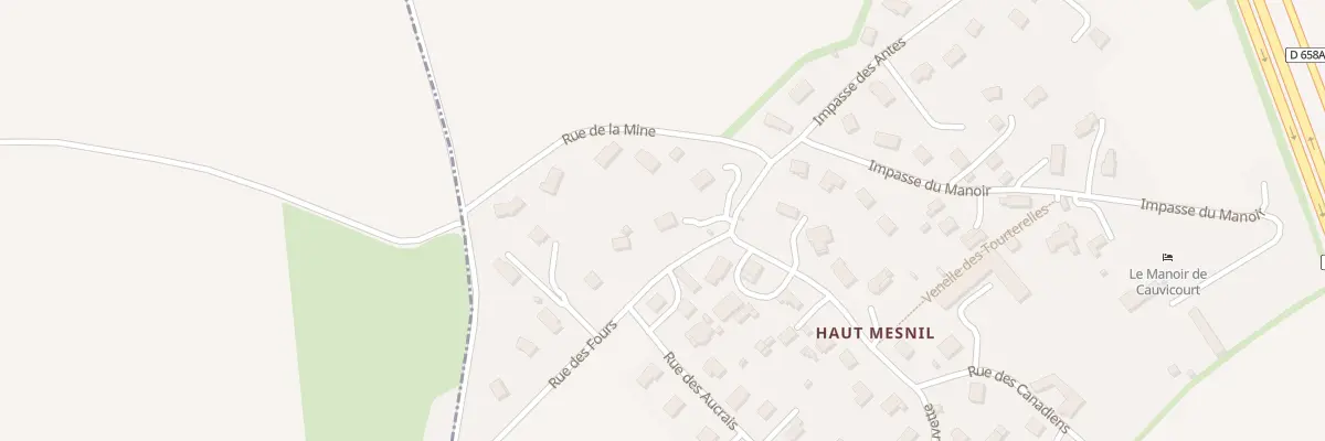 Plan du 2 Rue des Fours à Cauvicourt