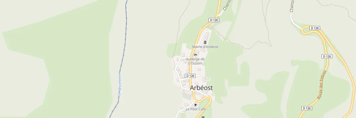 Plan du 5133 Le Bourg à Arbéost