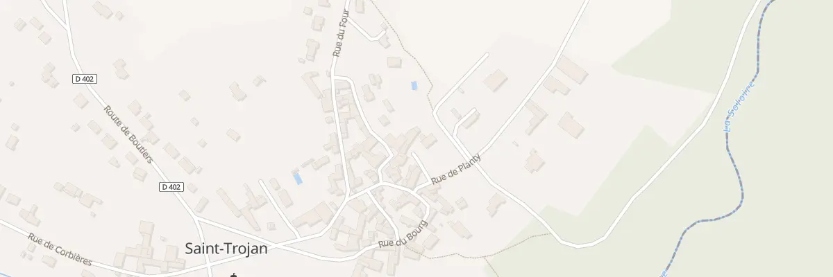 Plan du 5339 Rue du Planty à Boutiers-Saint-Trojan