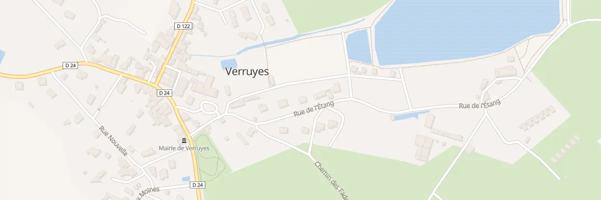 Plan du 15 Rue de l’Etang à Verruyes