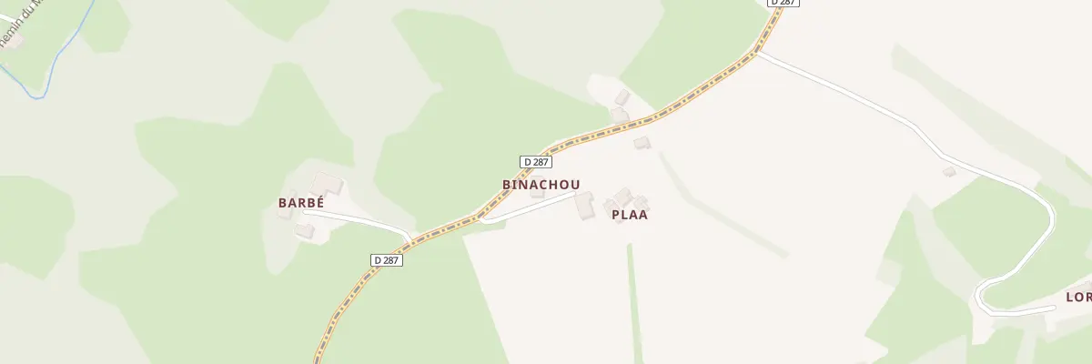 Plan du 8 Rte d’Arudy à Asson