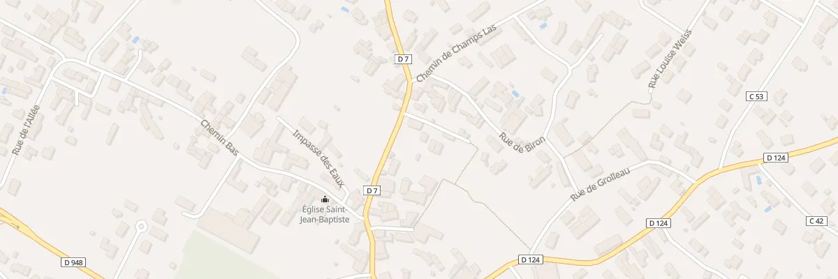 Plan du 34 Rte de Fressines (Mougon) à Aigondigné