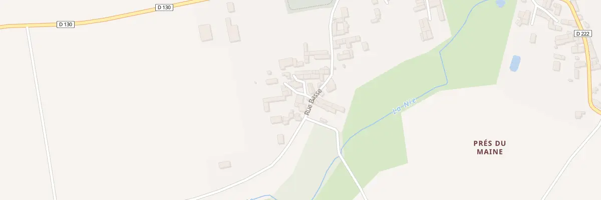 Plan du 1 Pas du Chateau à Loiré-sur-Nie