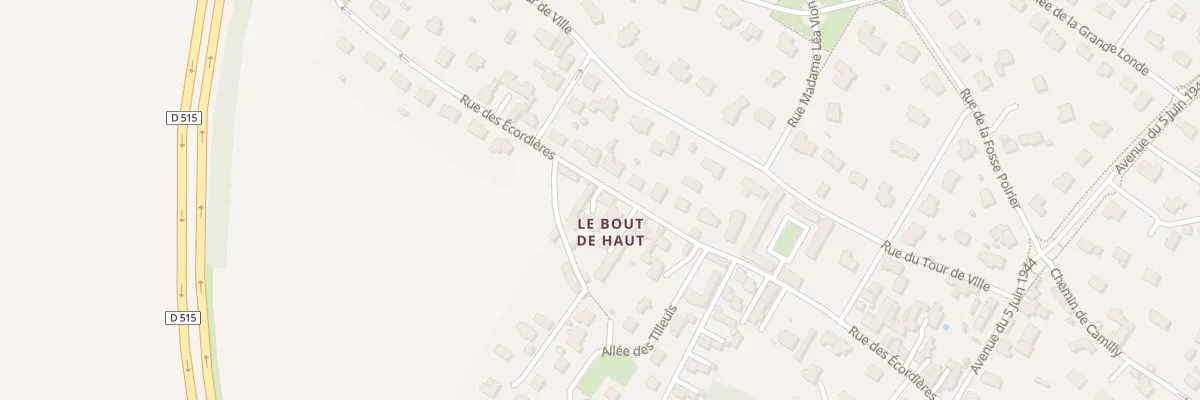 Plan du 33 Rue des Écordières à Bénouville