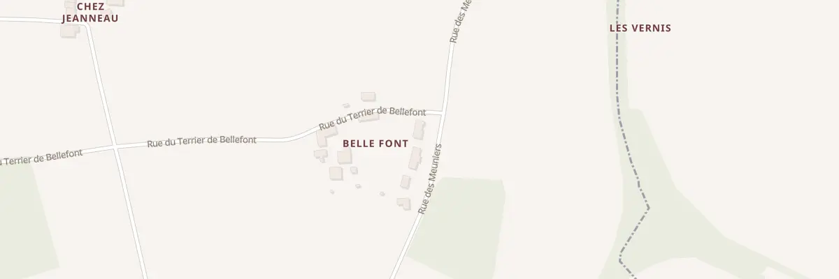 Plan du 5138 Belle Font à Chatenet