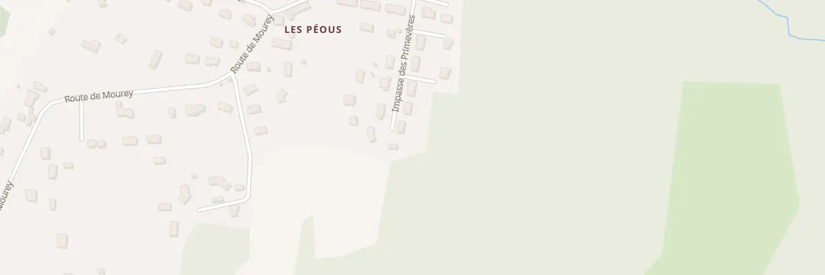 Plan du 28T Les Peous au Nizan