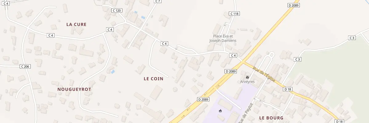 Plan du 25B Rue du 8 Mai 1945 à Arveyres