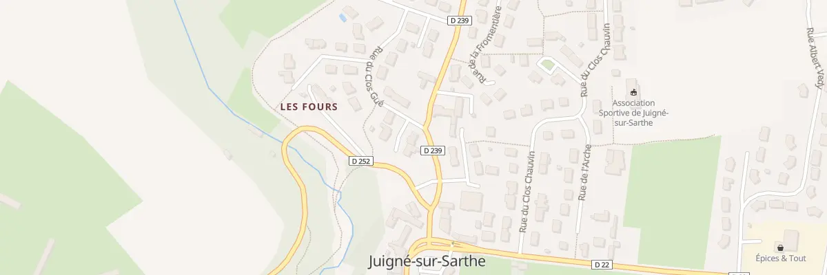 Plan du 1 Imp du Chene Vert à Juigné-sur-Sarthe