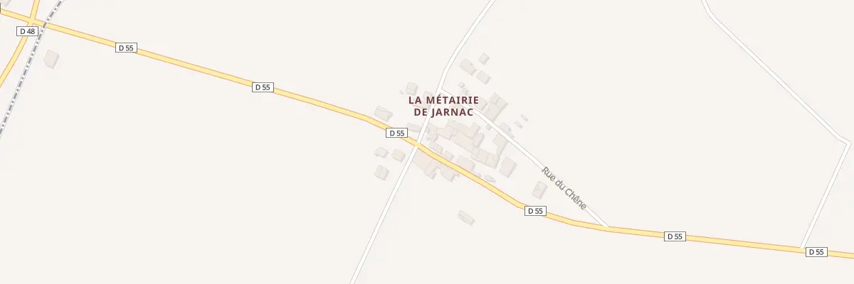 Plan du 6 Rte de la Forêt de Jarnac à Sainte-Sévère