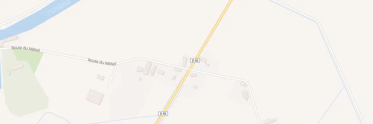 Plan du 1 Rte du Méteil à Mazé-Milon