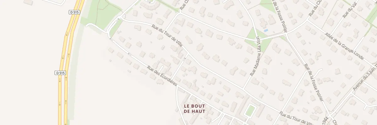 Plan du 1 Rue Lucien Thomas à Bénouville