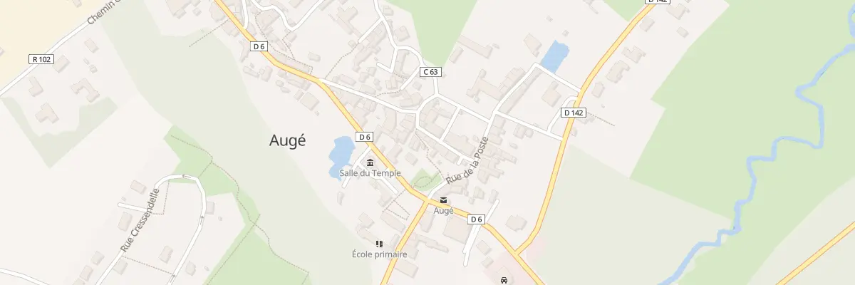 Plan du 7 Rue de l’Eglise à Augé