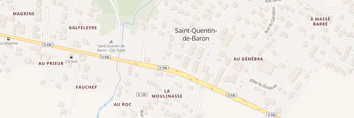 Plan du 13 Lot de la Tour à Saint-Quentin-de-Baron