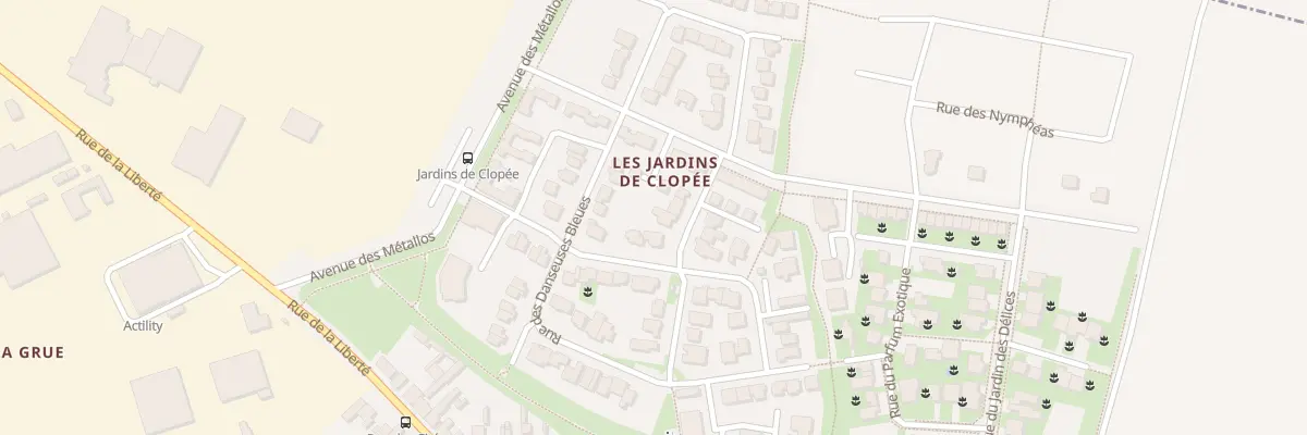 Plan du 23 Rue des Danseuses bleues à Giberville