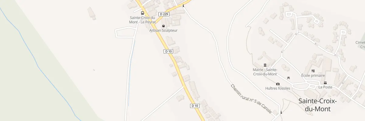 Plan du 4 Le Peyrat à Sainte-Croix-du-Mont