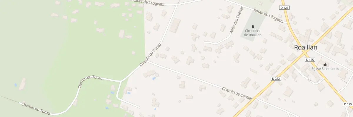 Plan du 3 Le Bourg à Roaillan