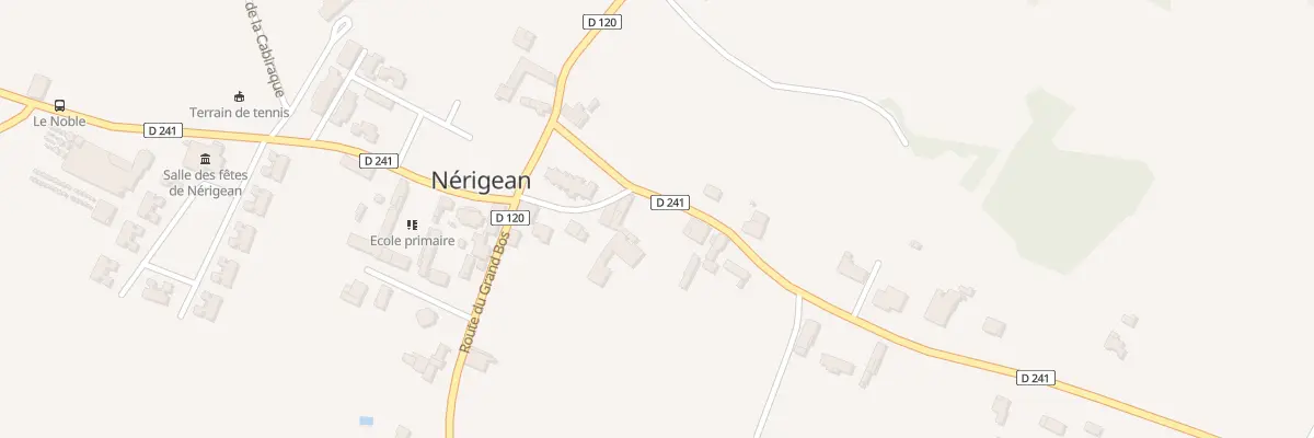 Plan du 6 Rte de Guillonet à Nérigean