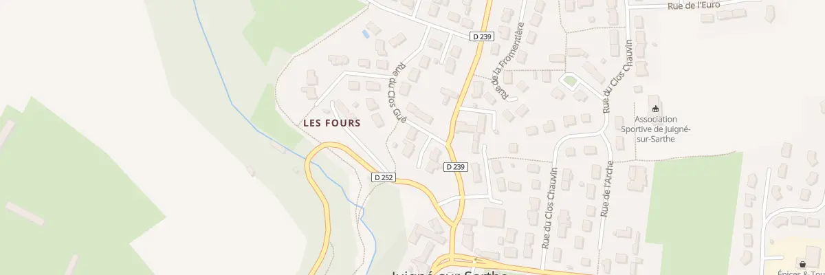 Plan du 2 Imp du Chene Vert à Juigné-sur-Sarthe