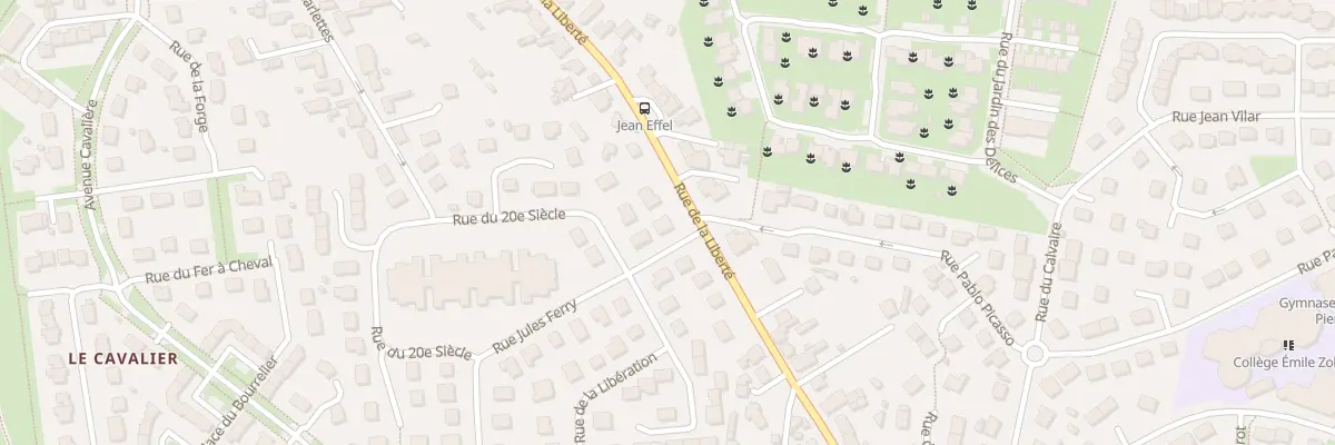 Plan du 2 Rue Jules Ferry à Giberville