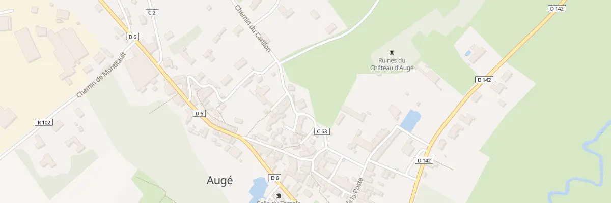 Plan du 8 Rue Mélusine à Augé