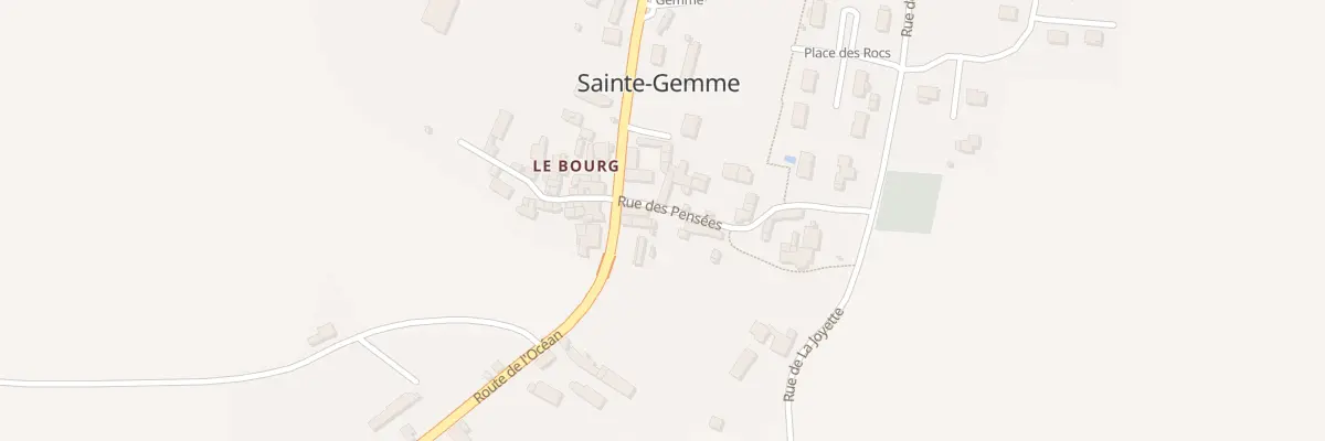 Plan du 2 Rue des Pensées à Sainte-Gemme