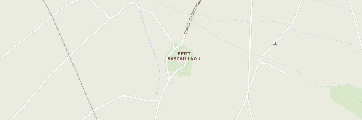 Plan du 580 Che du Boscaillaou à Saint-Gor