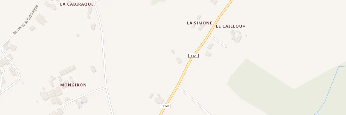 Plan du 11 La Simone à Nérigean
