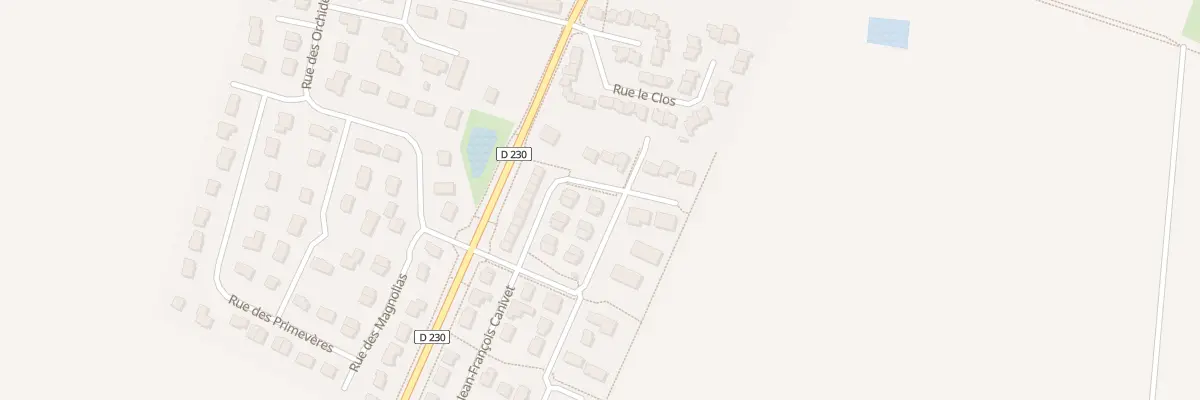 Plan du 14 Rue du 18 Juillet 1944 à Grentheville