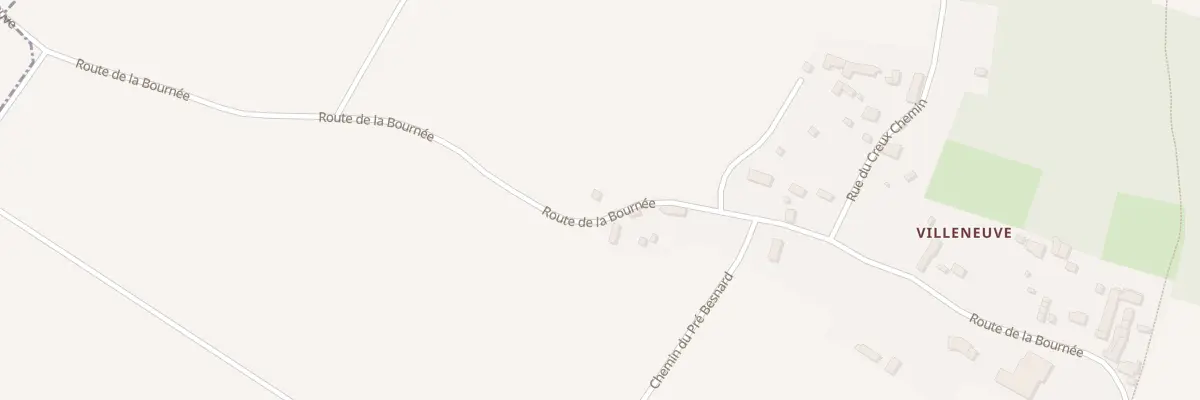 Plan du 5061 Villeneuve à Dénezé-sous-Doué