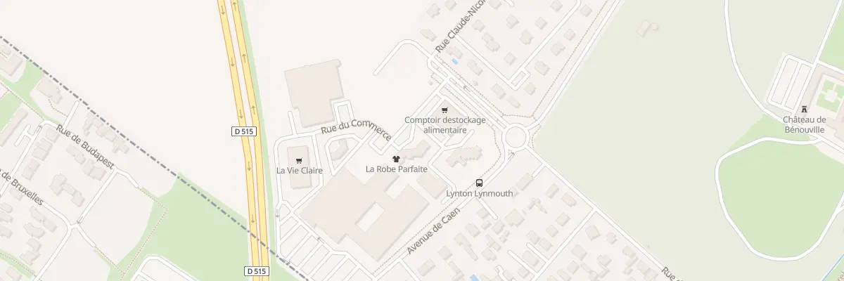 Plan du 3 Rue du Commerce à Bénouville