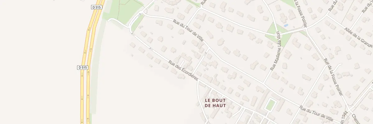 Plan du 60 Rue des Écordières à Bénouville