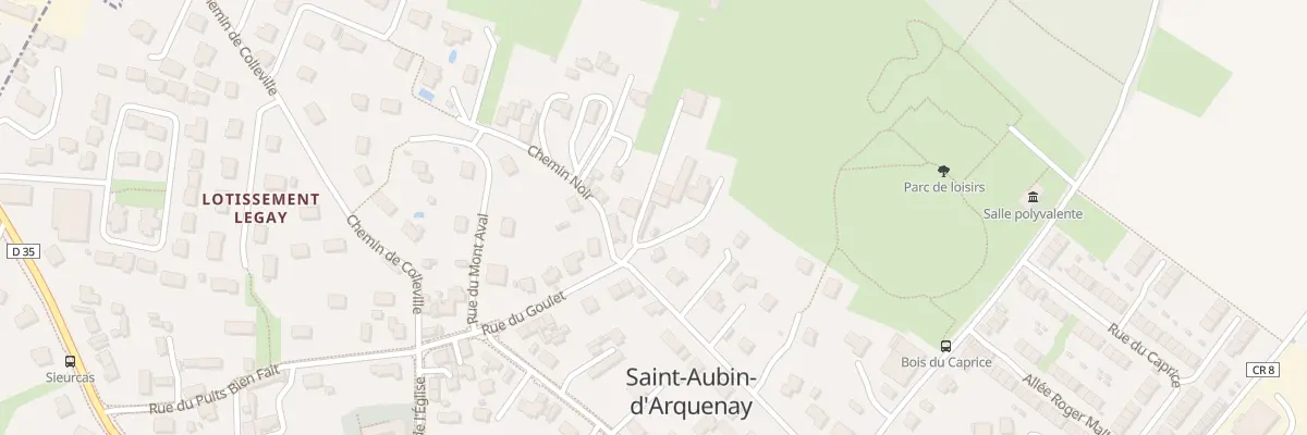 Plan du 2 Che Noir à Saint-Aubin-d’Arquenay