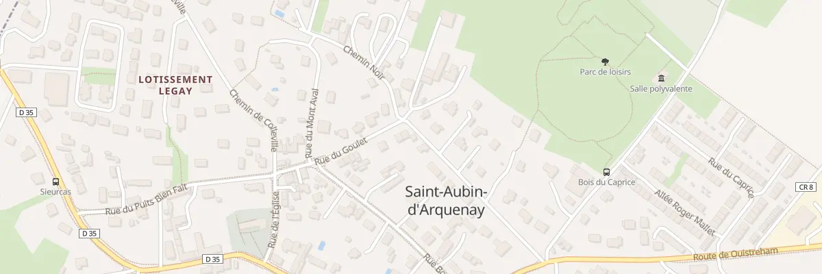 Plan du 22 Rue du Goulet à Saint-Aubin-d’Arquenay