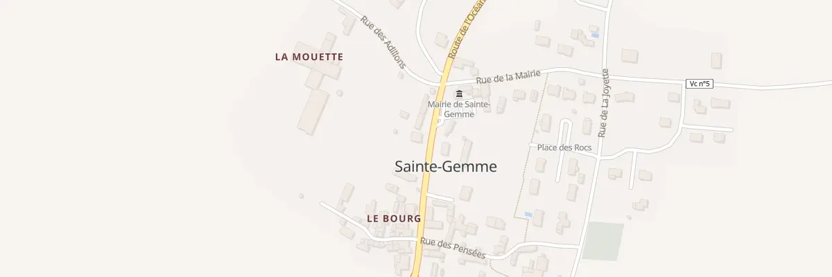 Plan du 10 Rte de l’Ocean à Sainte-Gemme