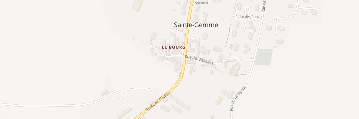 Plan du 18 Rte de l’Ocean à Sainte-Gemme