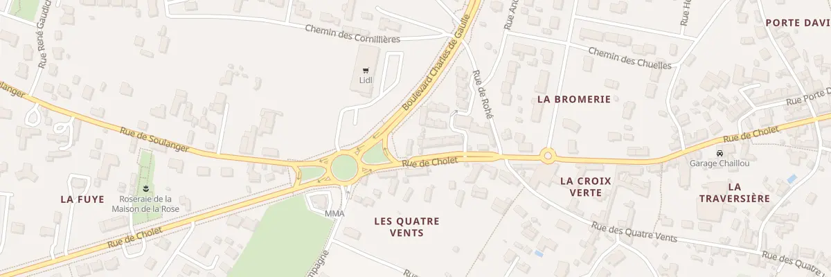 Plan du 88 Rue de cholet à Doué-en-Anjou