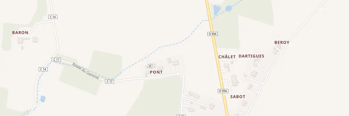 Plan du 418 Rte du Gemmé au Vignau