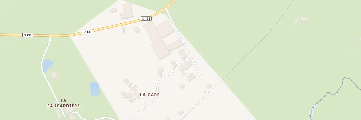 Plan du 10 La Gare à Saint-Pardoux-Soutiers