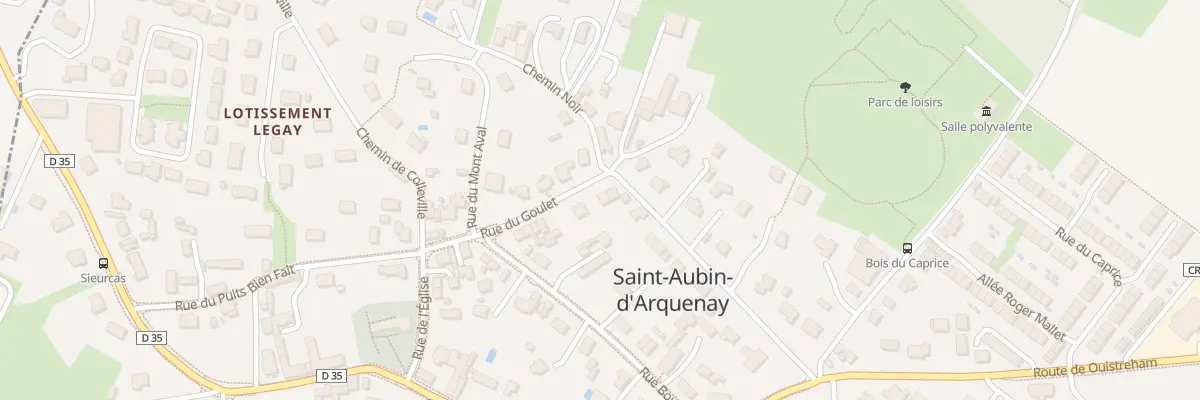 Plan du 20 Rue du Goulet à Saint-Aubin-d’Arquenay