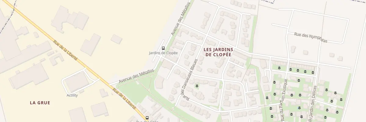 Plan du 8 Rue des Danseuses bleues à Giberville