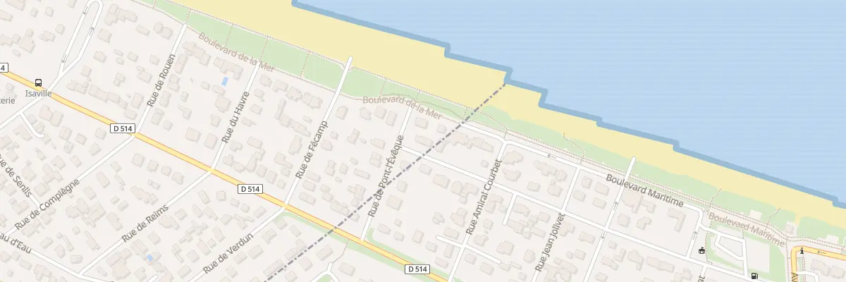 Plan du 124 Rue de Pont-l’Évêque à Colleville-Montgomery