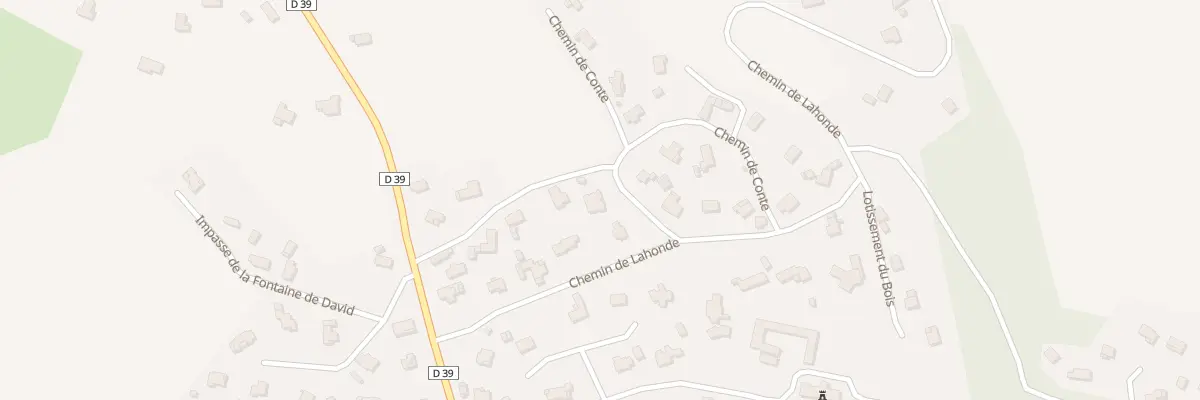 Plan du 8 Che de Menginette à Bernadets