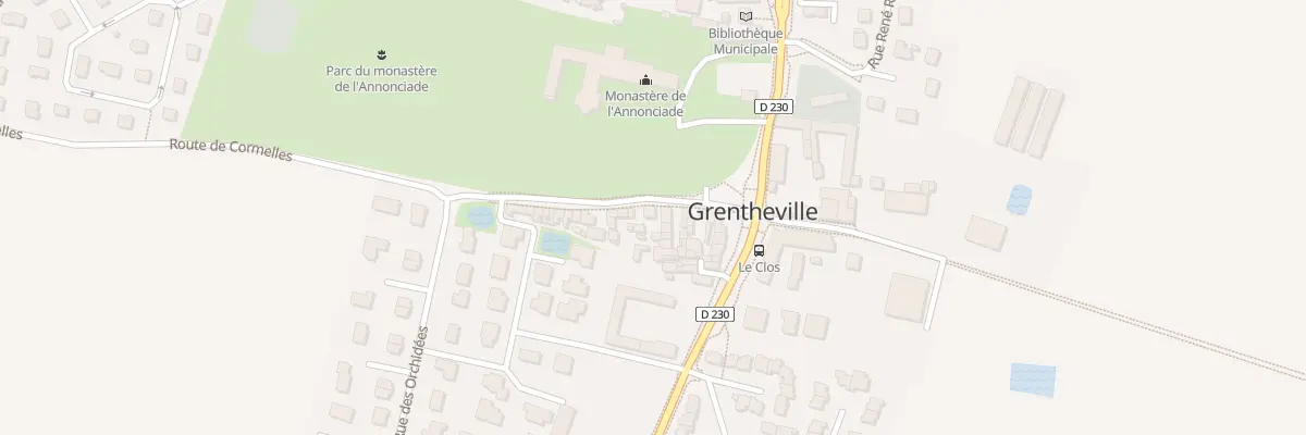 Plan du 13 Rte de Cormelles à Grentheville