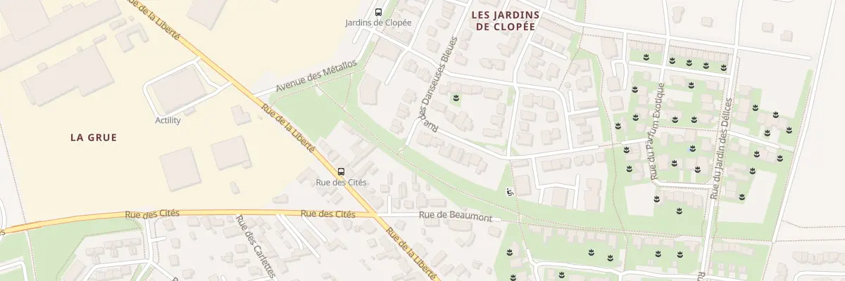 Plan du 22 Rue des Danseuses bleues à Giberville