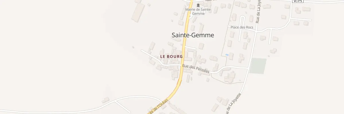 Plan du 16 Rte de l’Ocean à Sainte-Gemme